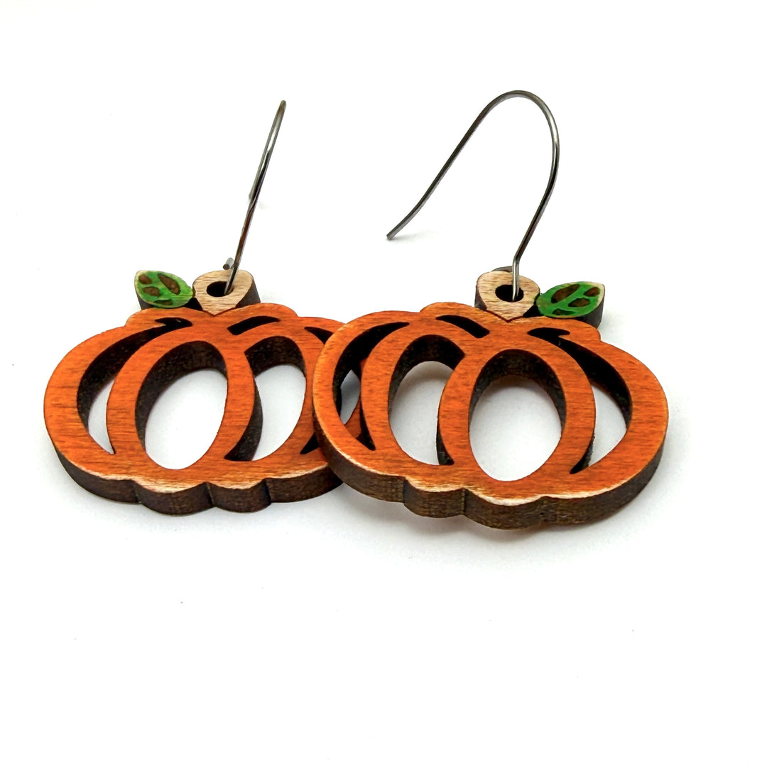 Fall Pumpkin Earrings
