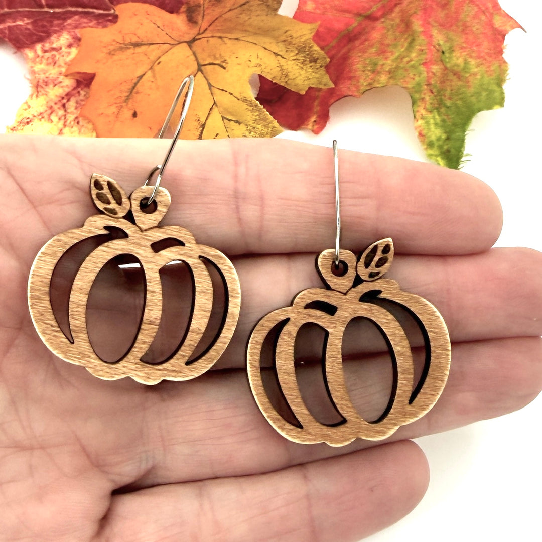 Fall Pumpkin Earrings