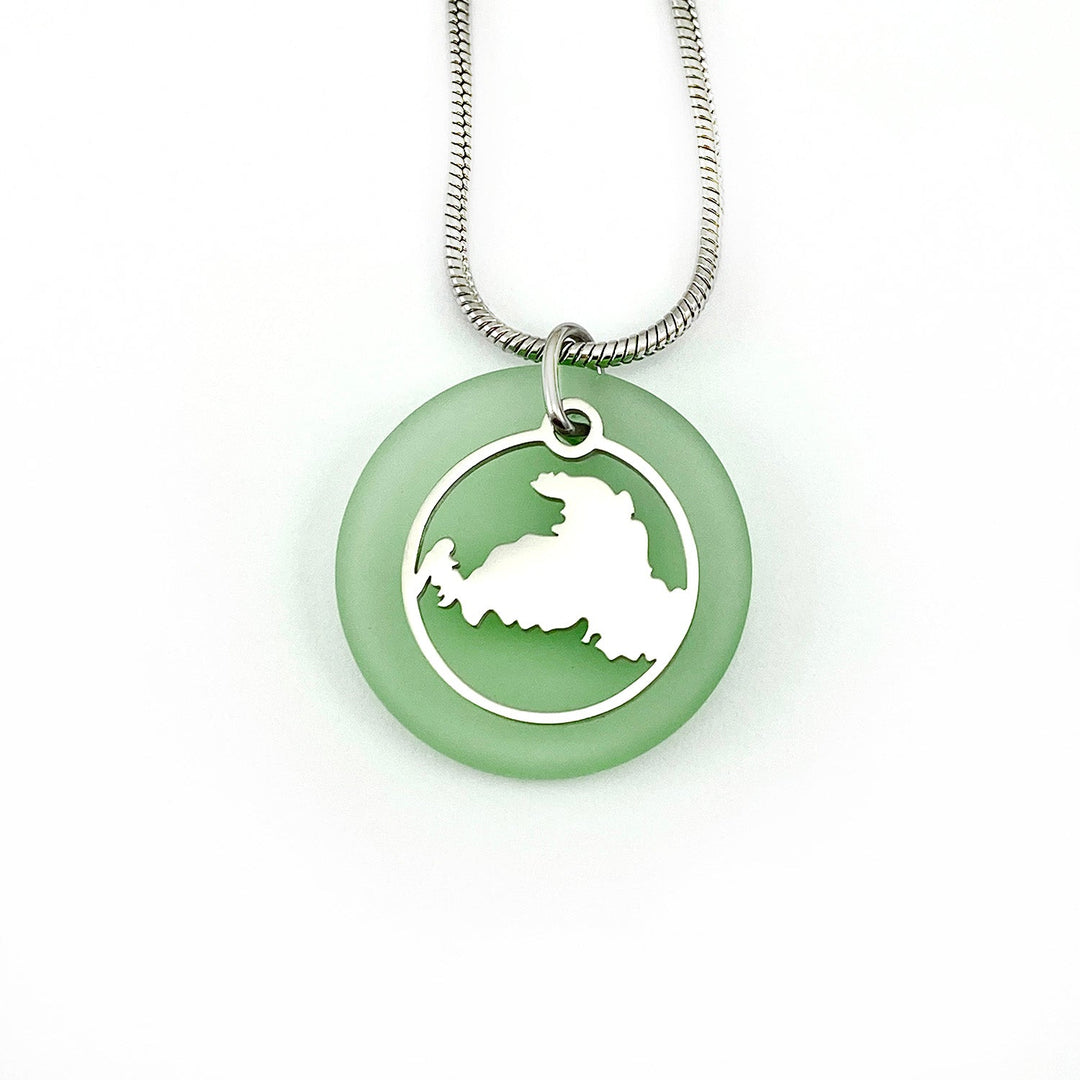 Drummond Island Beach Glass Pendant - custom - Be Inspired UP