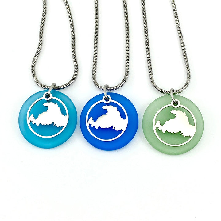 Drummond Island Beach Glass Pendant - custom - Be Inspired UP