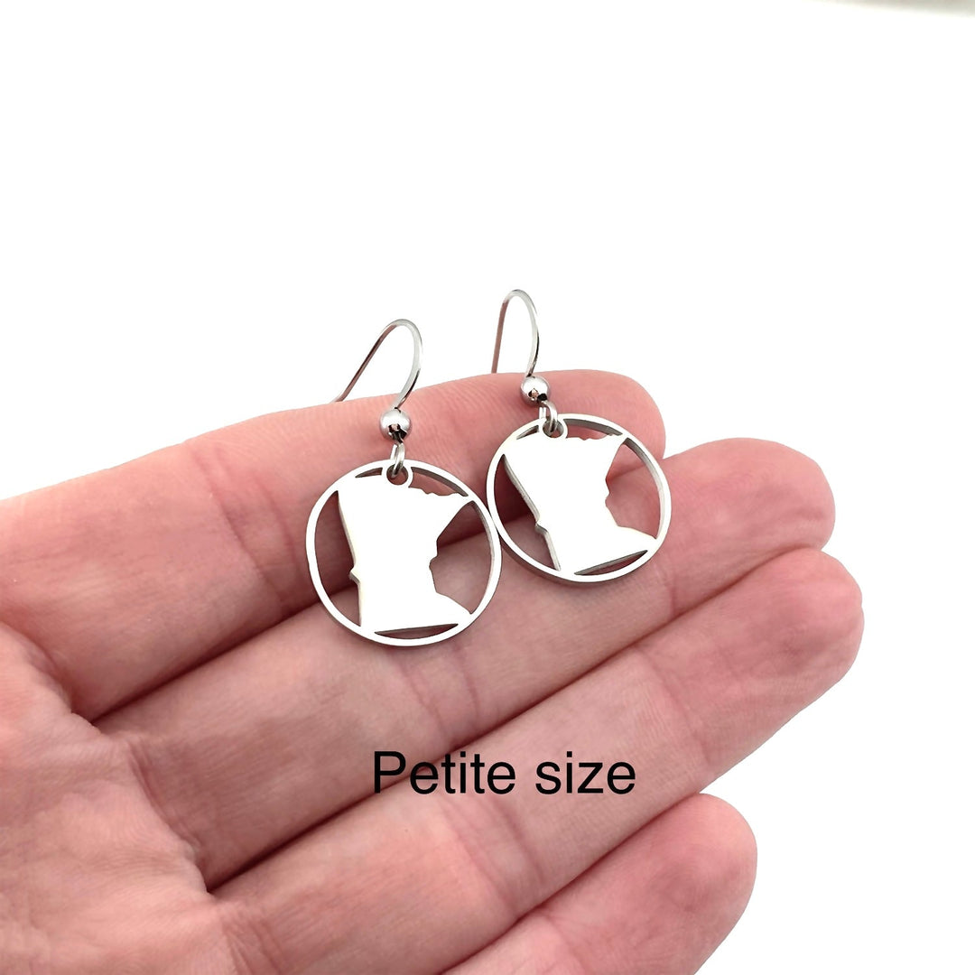 Minnesota Large, Petite, or Mini earrings - Be Inspired UP
