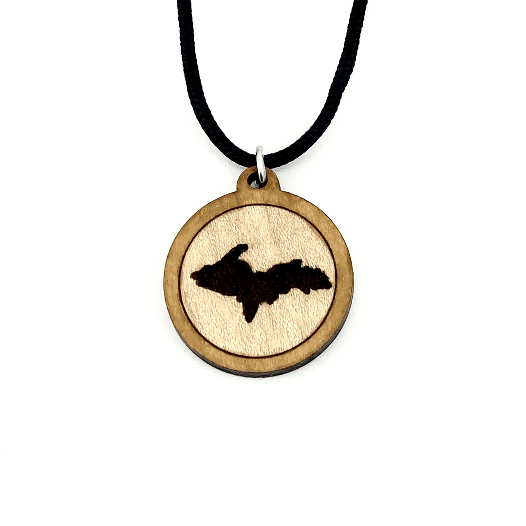 UP Wooden Pendant, Engraved Large or Medium size - Be Inspired UP