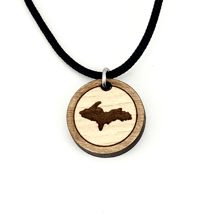 UP Wooden Pendant, Engraved Large or Medium size - Be Inspired UP