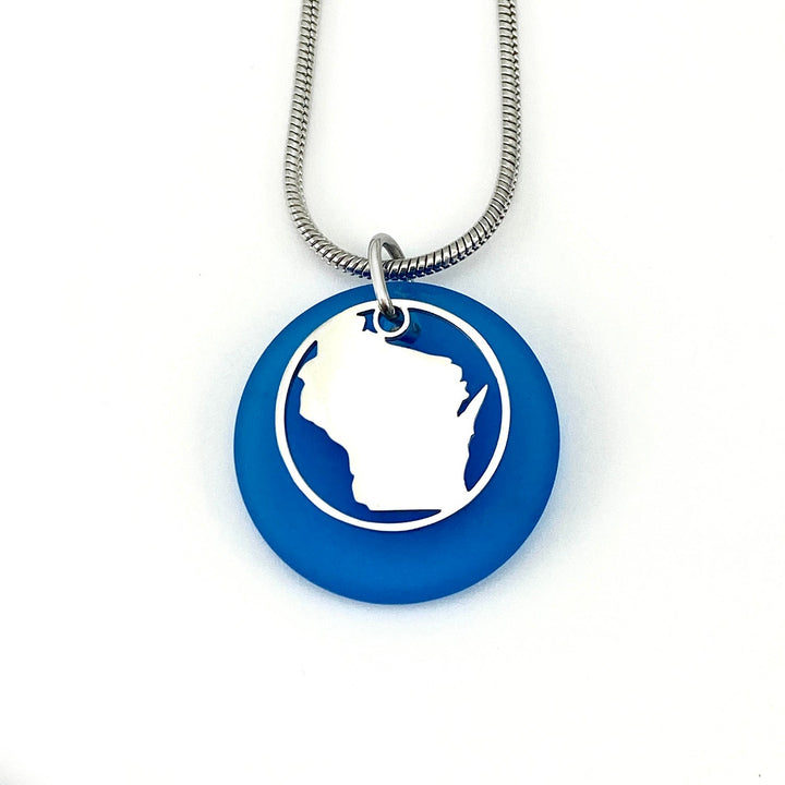 Wisconsin Beach Glass Pendant - Be Inspired UP