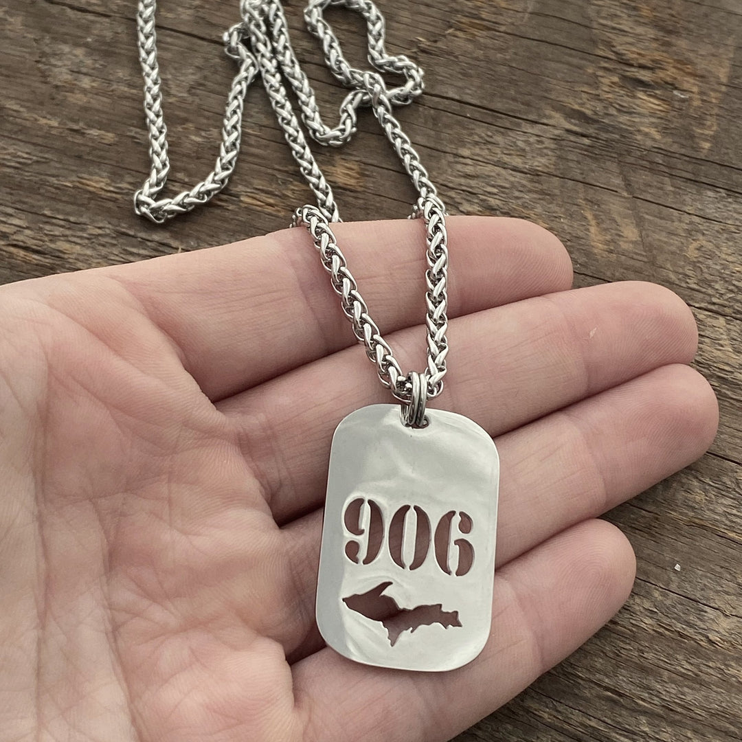 906 Dog Tag Pendant - Be Inspired UP