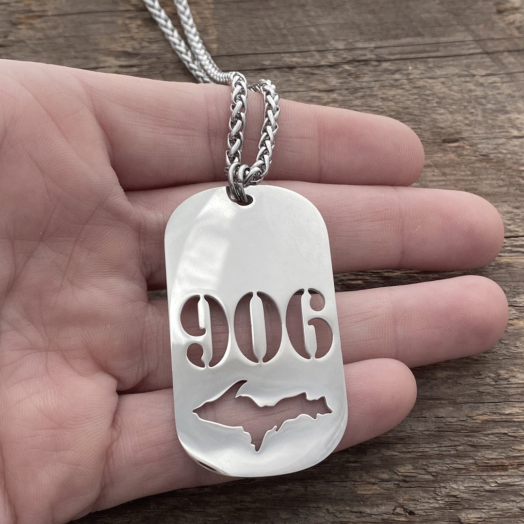 906 Dog Tag Pendant XXL Large - Be Inspired UP