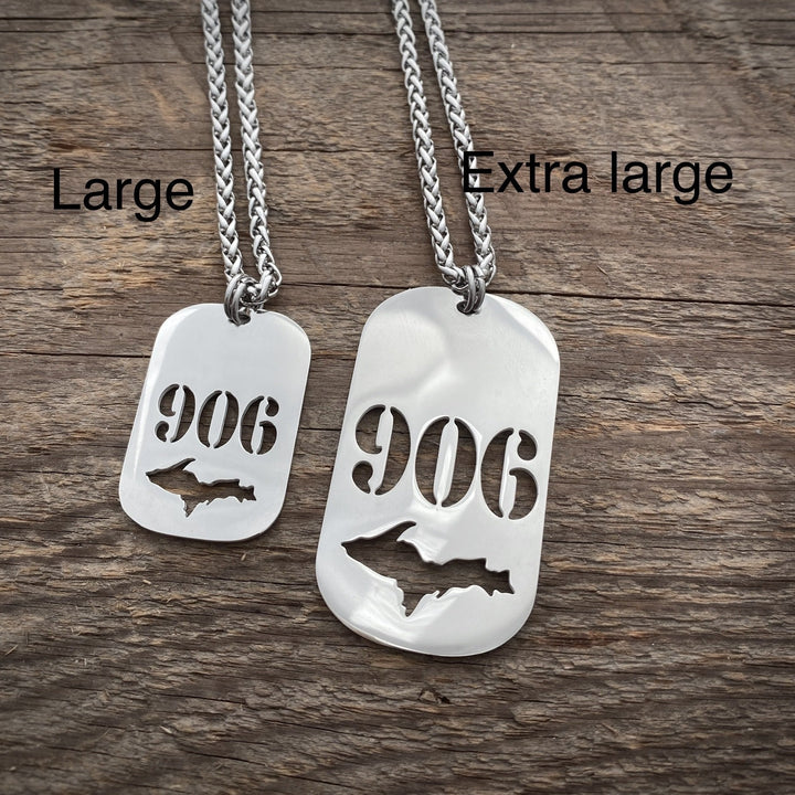 906 Dog Tag Pendant XXL Large - Be Inspired UP