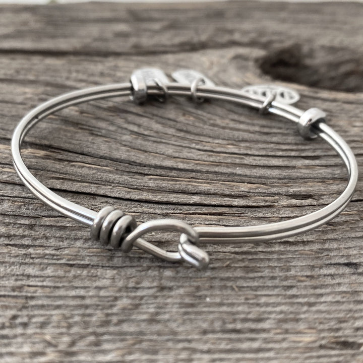 *906 “Yooper Strong” Charm Cuff Bracelet, New design - Be Inspired UP
