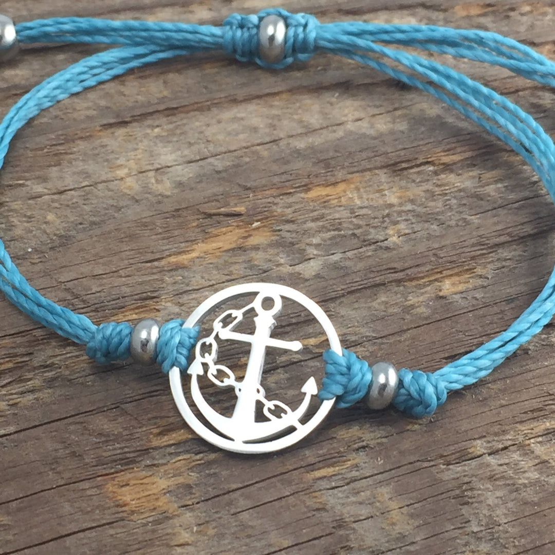 Anchor Pull Cord Anklet - Be Inspired UP