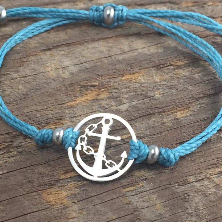 Anchor Pull Cord Anklet - Be Inspired UP