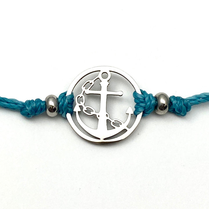 Anchor Pull Cord Anklet - Be Inspired UP