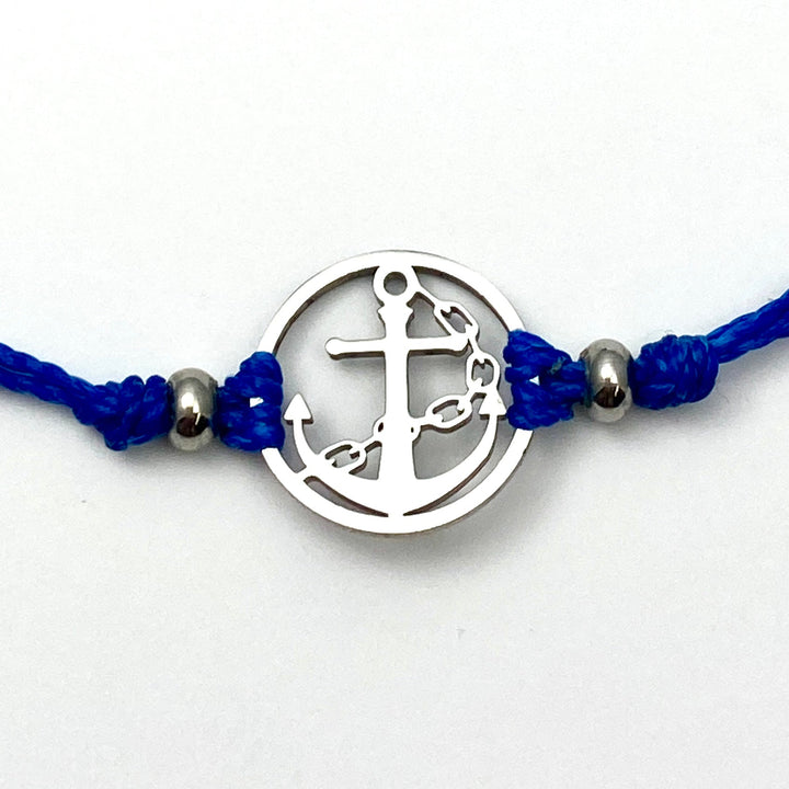 Anchor Pull Cord Bracelet - Be Inspired UP