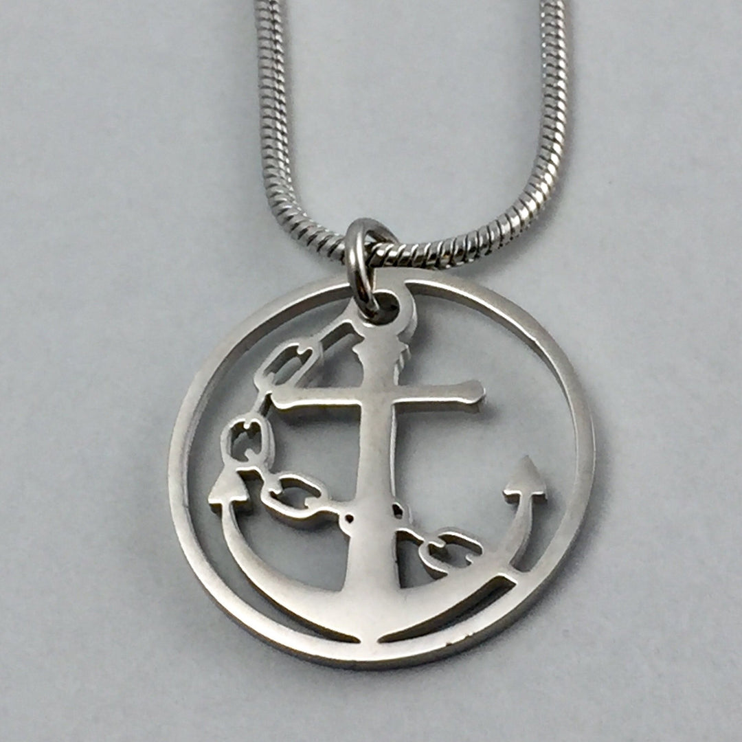 Anchor UP Pendant, large or petite - Be Inspired UP