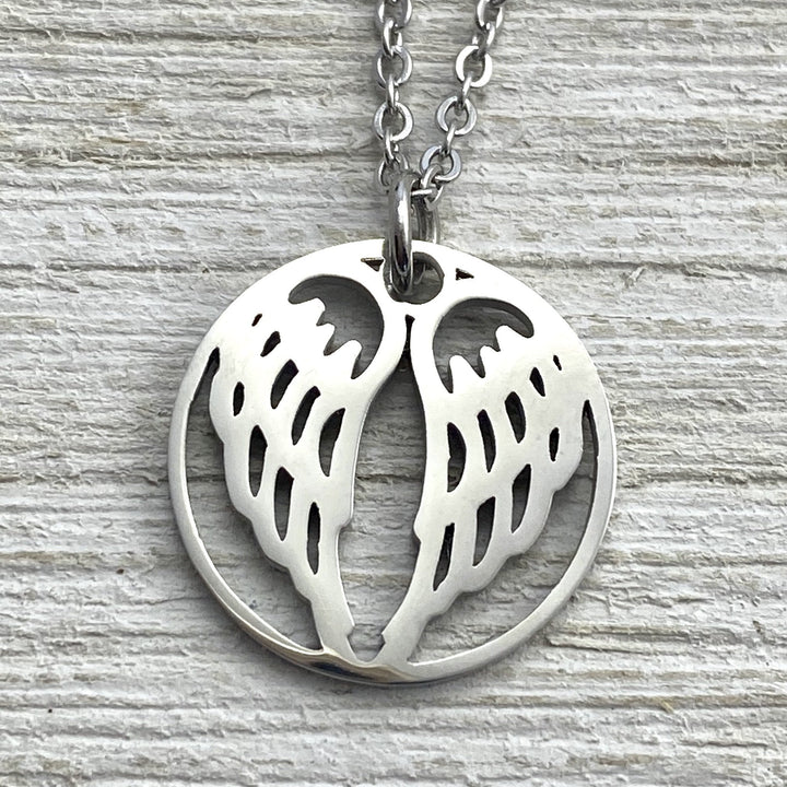 Angel Wings Pendant, large or petite - Be Inspired UP