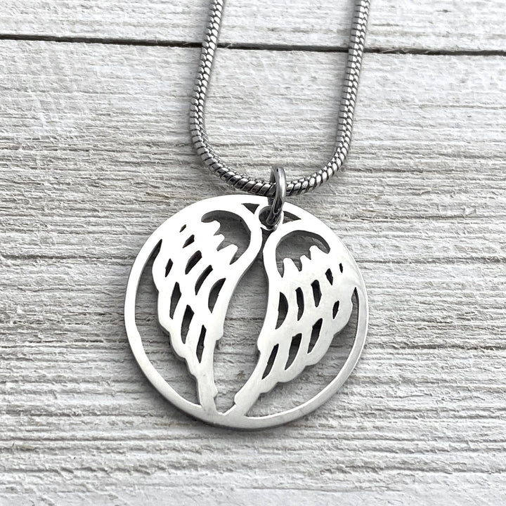 Angel Wings Pendant, large or petite - Be Inspired UP