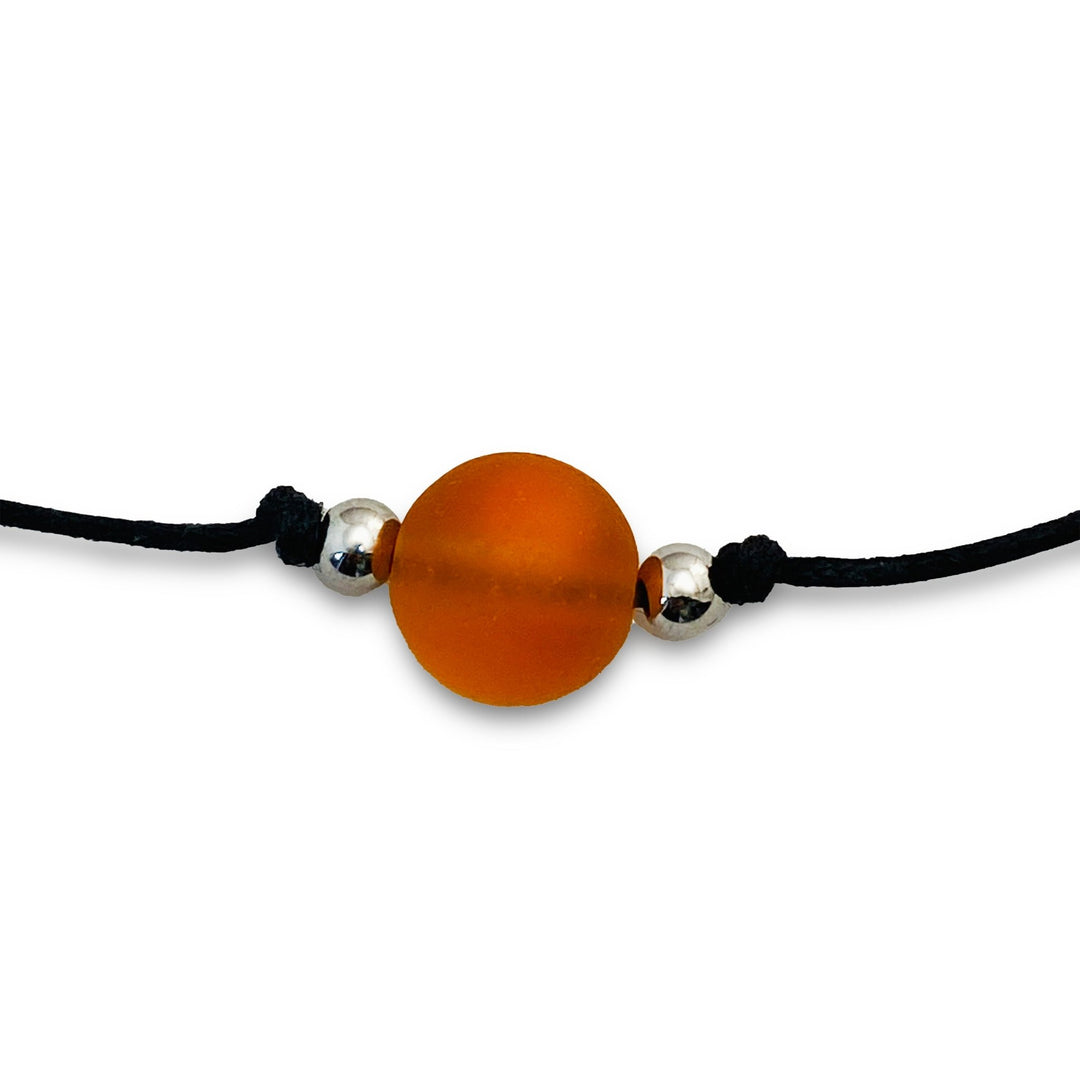 Beach Glass Bead Choker/Collar Pendant - Be Inspired UP