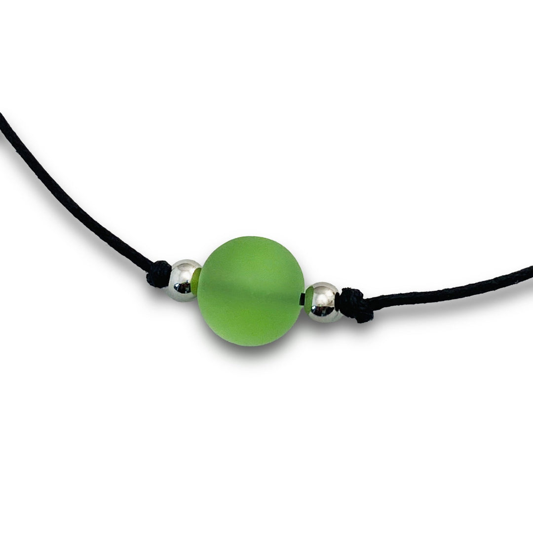 Beach Glass Bead Choker/Collar Pendant - Be Inspired UP