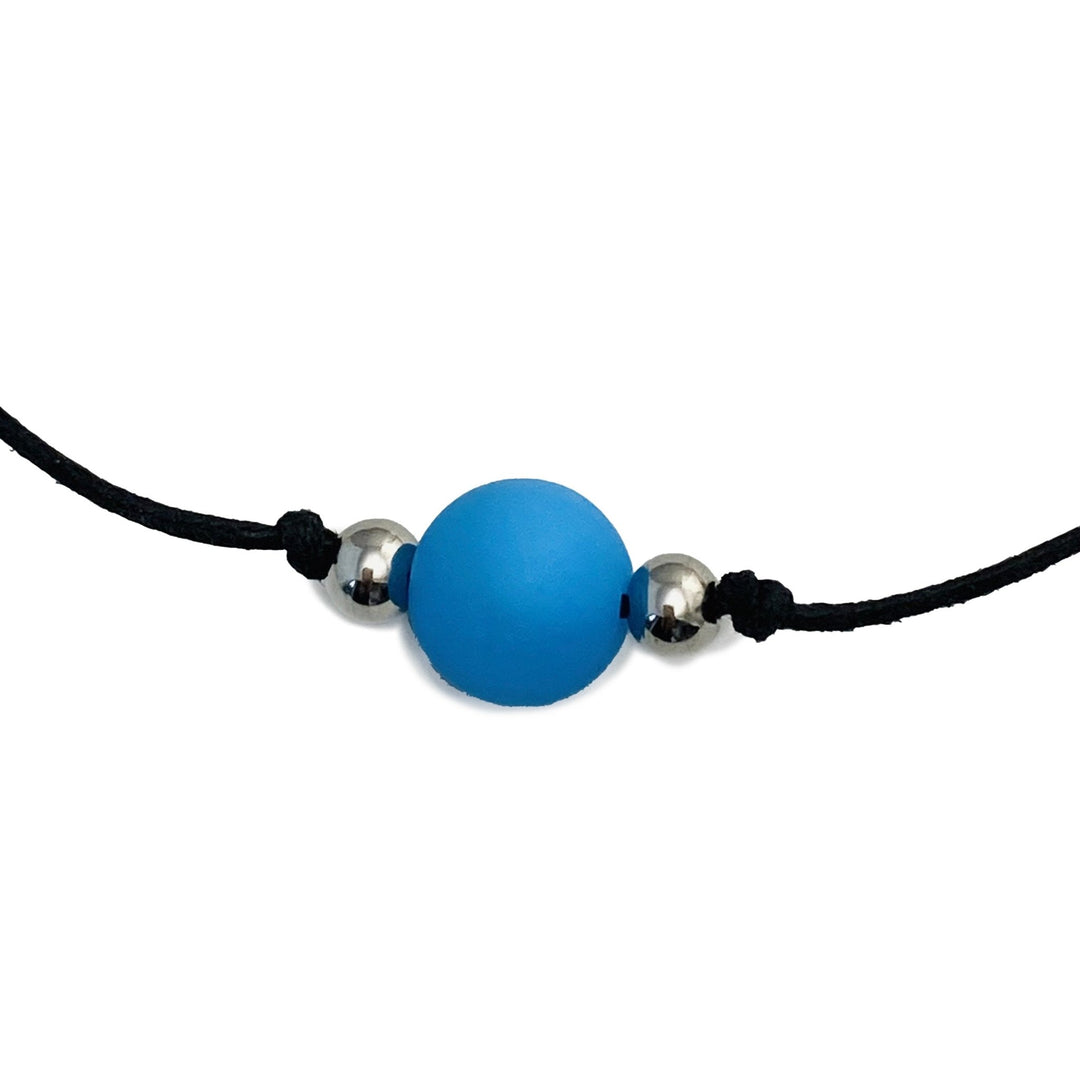 Beach Glass Bead Pull cord Bracelet - Be Inspired UP