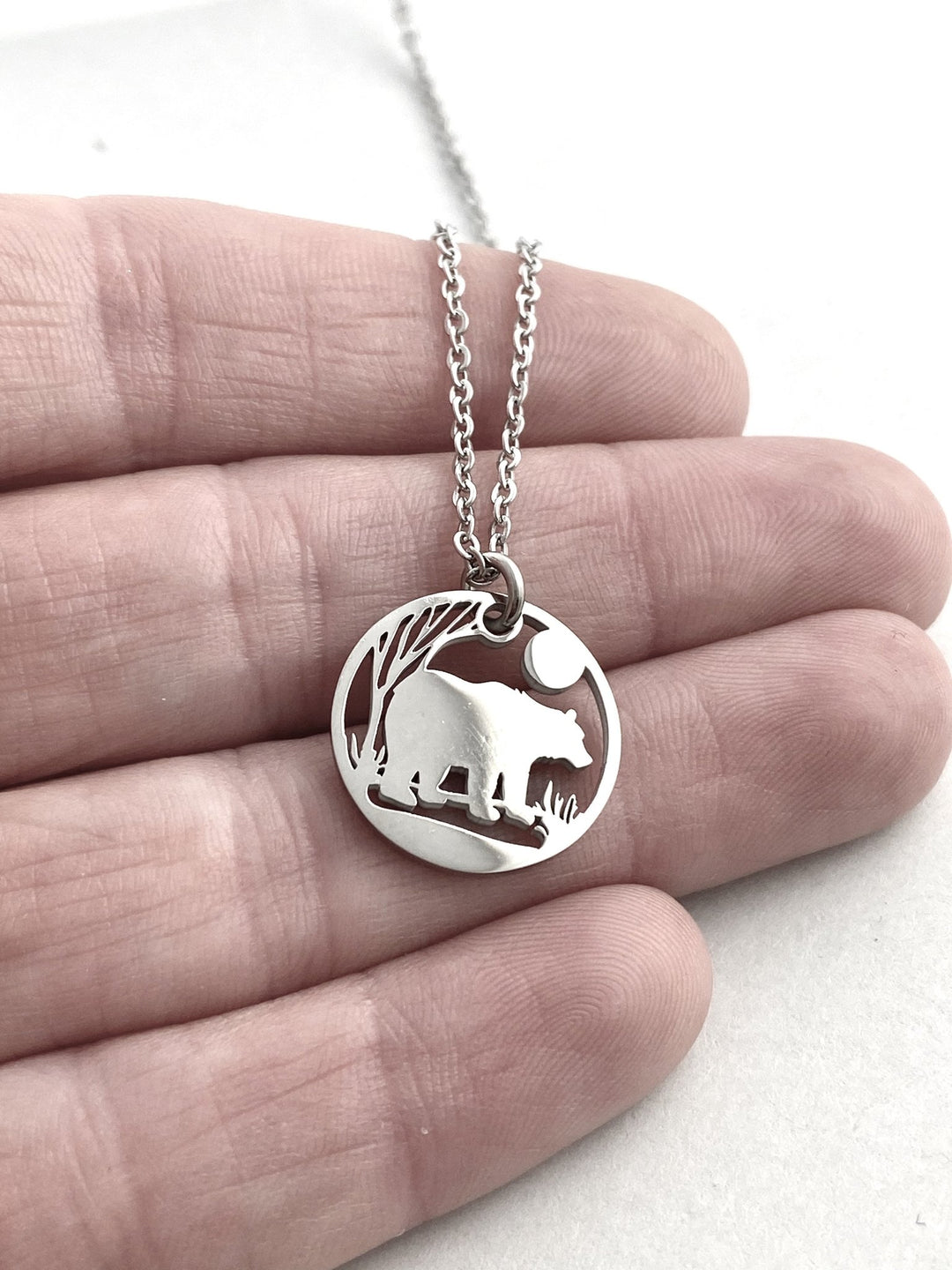 Bear Pendant, large or petite - Be Inspired UP