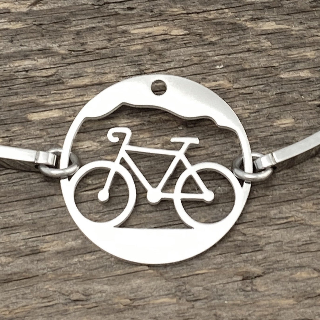 Bicycle Large Charm Bracelet - Be Inspired UP