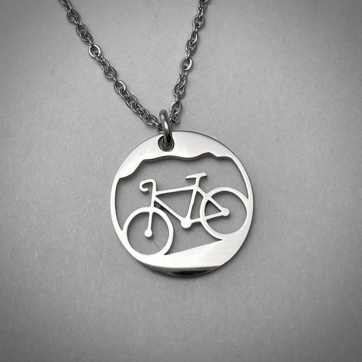 Bicycle Pendant, large or petite - Be Inspired UP