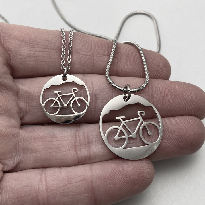 Bicycle Pendant, large or petite - Be Inspired UP