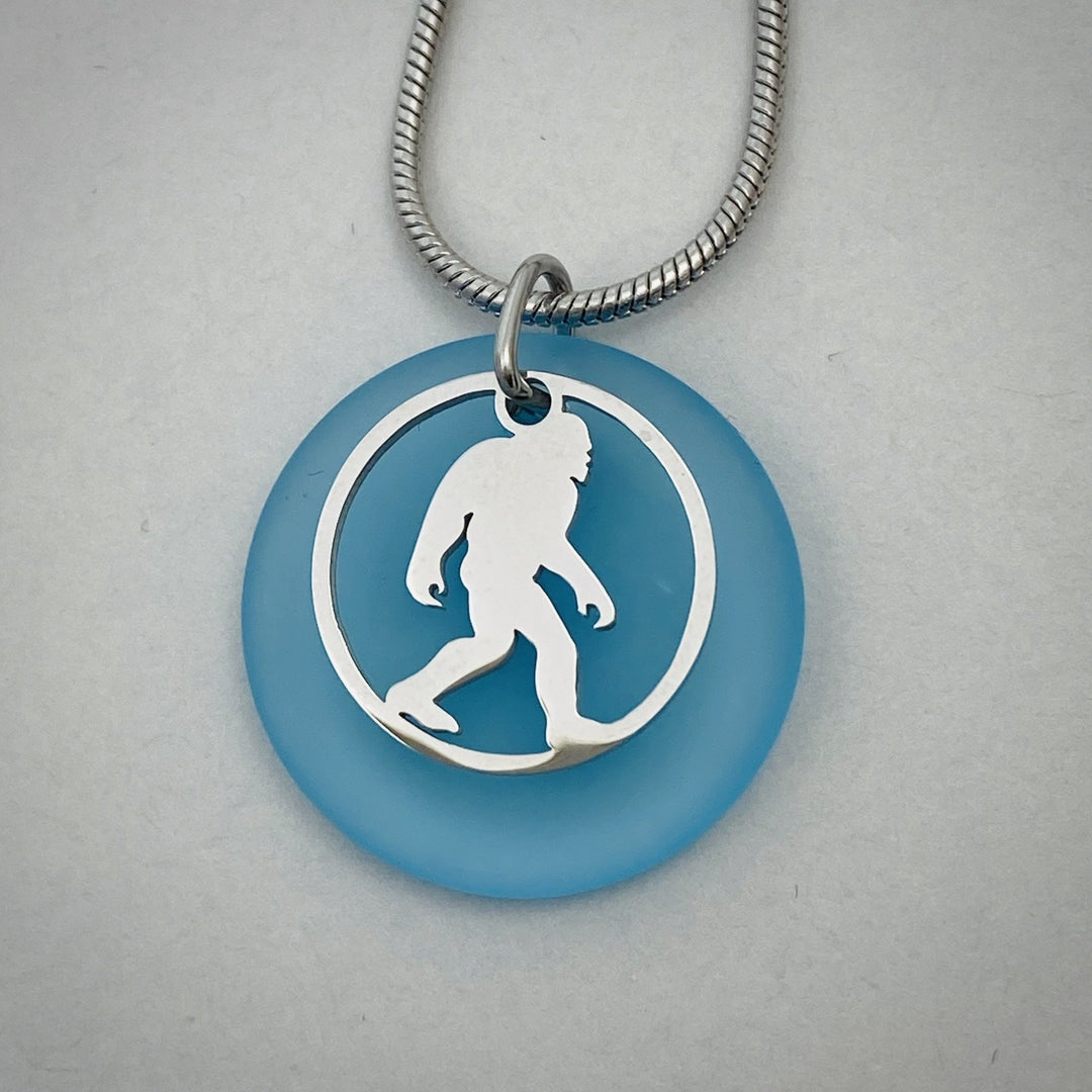 Bigfoot Beach Glass Pendant - Be Inspired UP