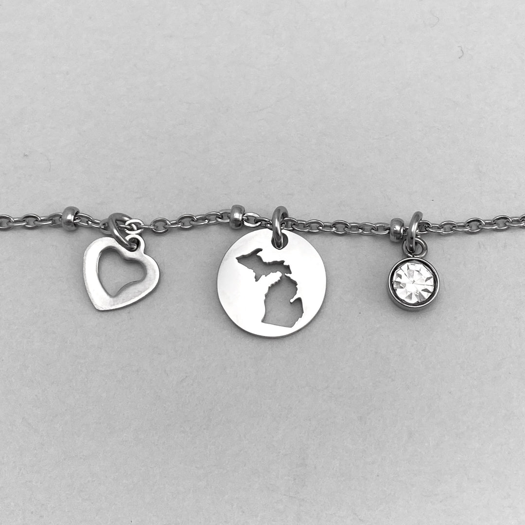 *Bike Charm Anklet - Be Inspired UP