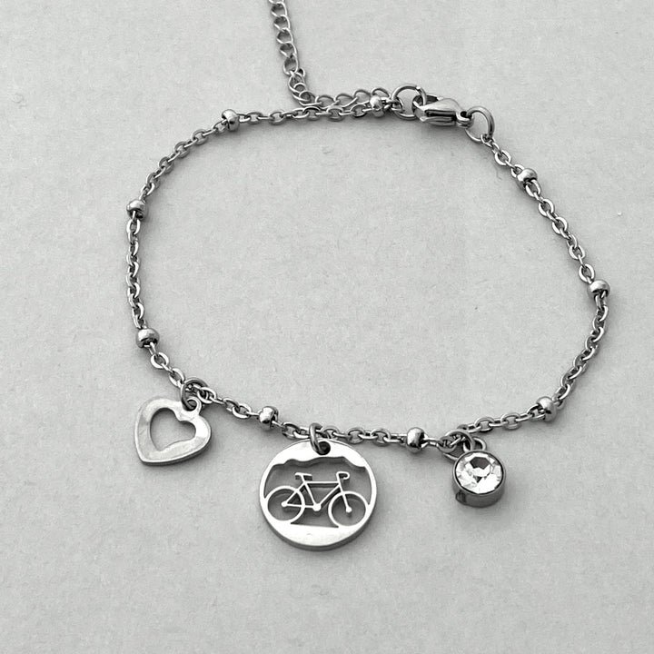 *Bike Charm Anklet - Be Inspired UP