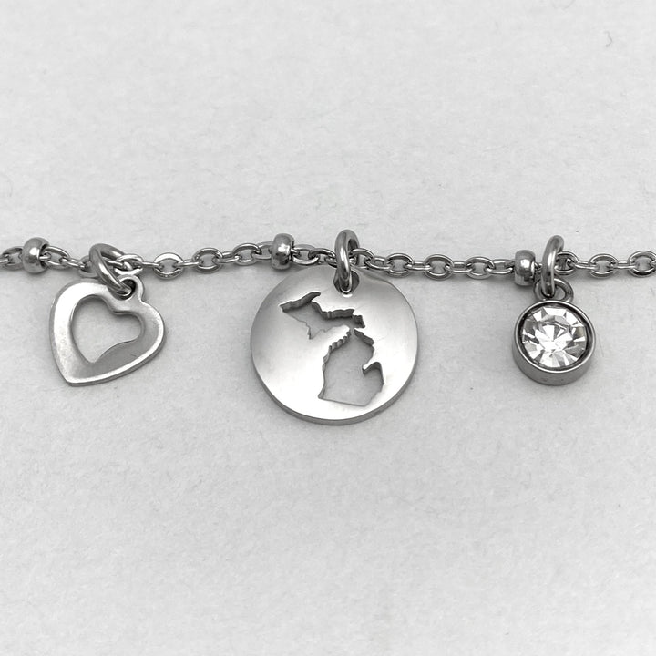 *Bike Charm Anklet - Be Inspired UP