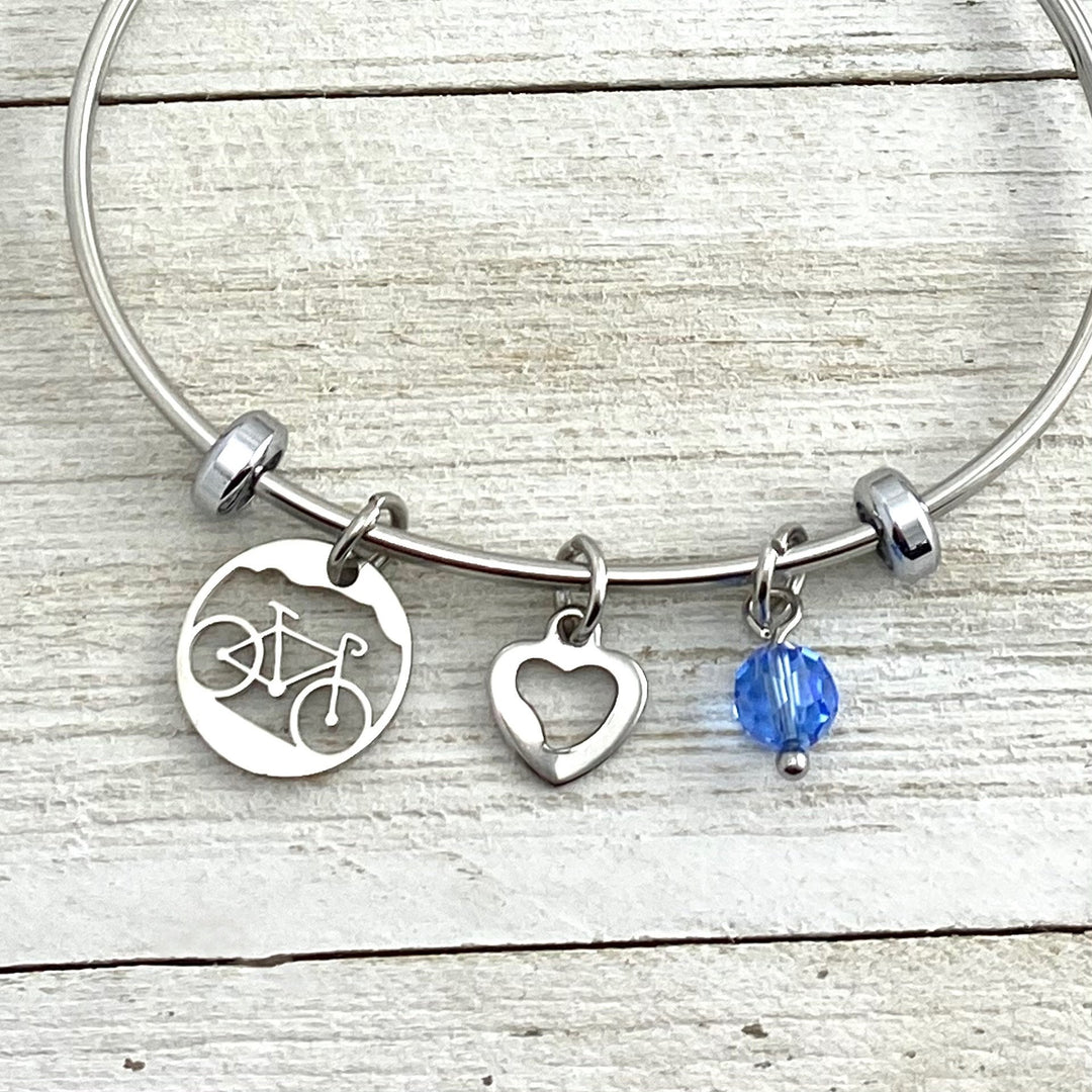 Bike Charm Bracelet, New design - Be Inspired UP