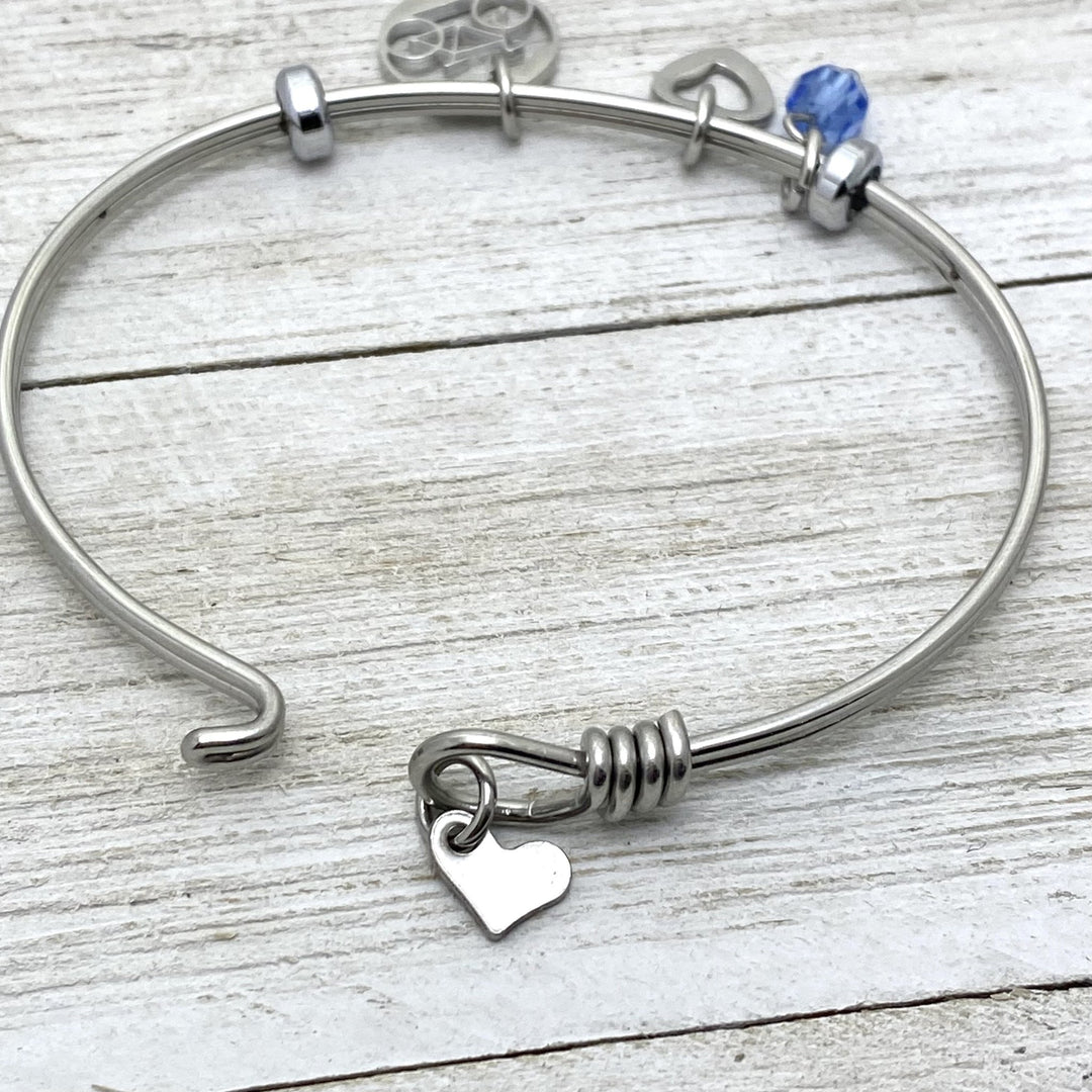 Bike Charm Bracelet, New design - Be Inspired UP