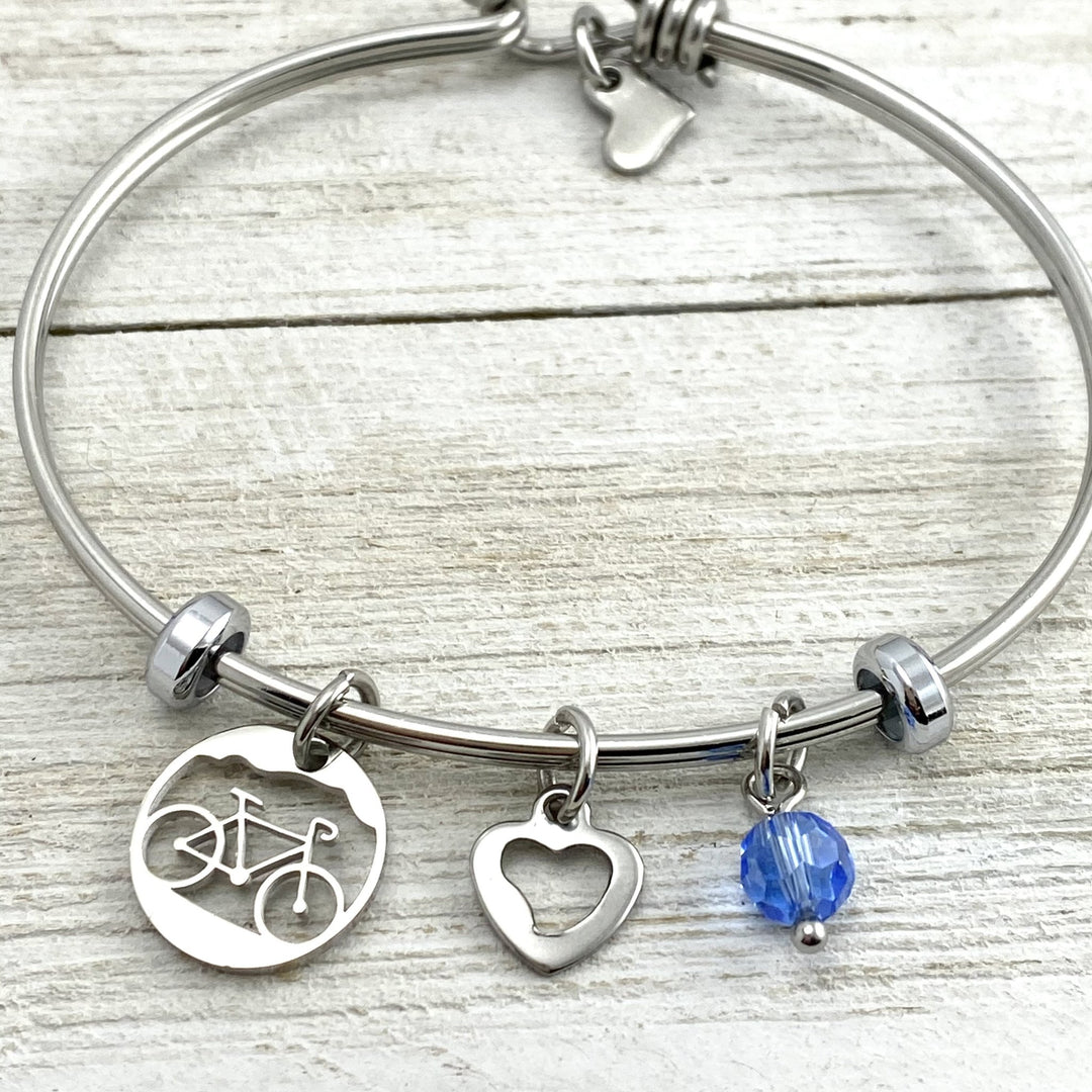 Bike Charm Bracelet, New design - Be Inspired UP