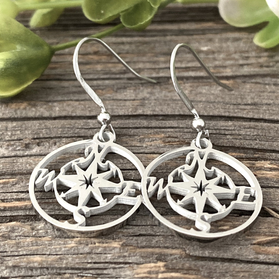 Compass Explore earrings - Be Inspired UP