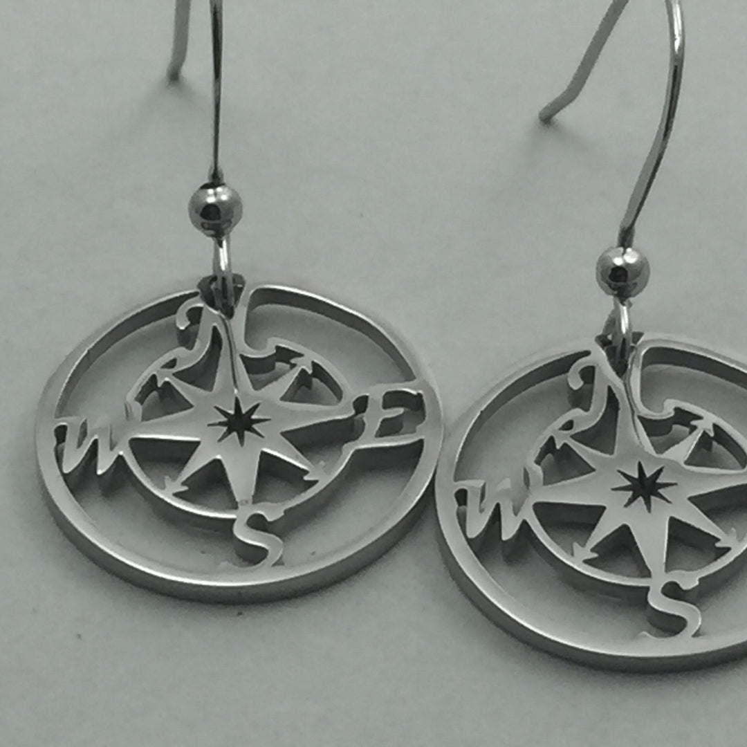 Compass Explore earrings - Be Inspired UP