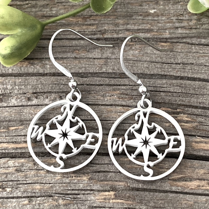 Compass Explore earrings - Be Inspired UP