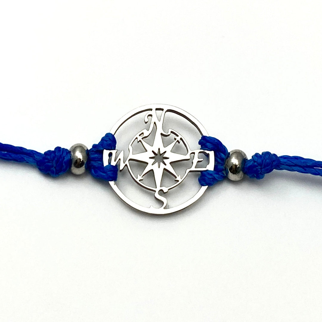 Compass Pull Cord Bracelet - Be Inspired UP