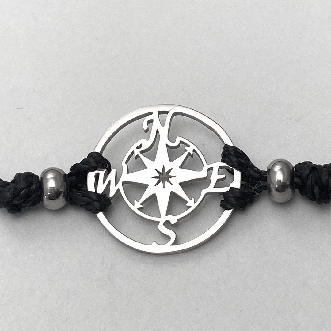 Compass Pull Cord Bracelet - Be Inspired UP