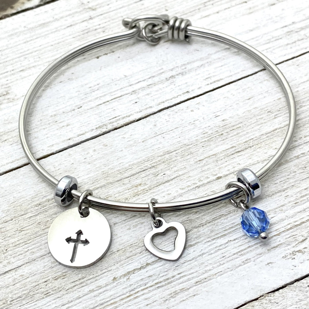 Cross Charm Bracelet - Be Inspired UP