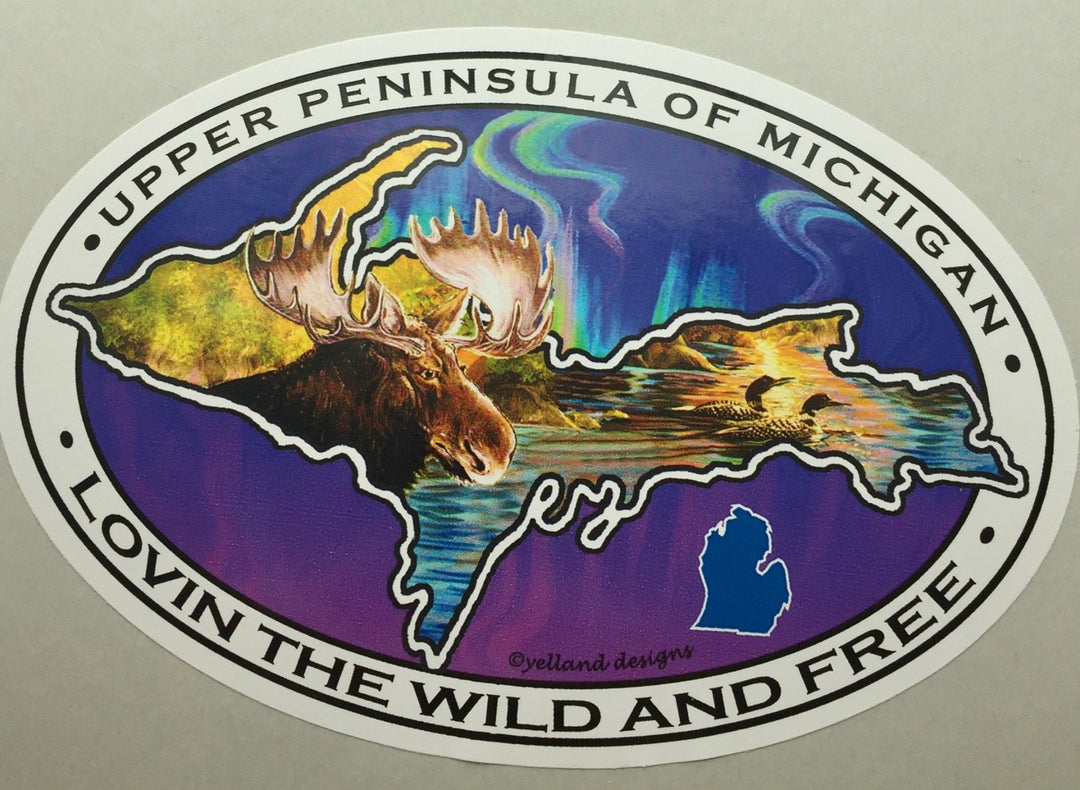 Decal - Loving the Wild and Free - By Artist Elizabeth Yelland - Be Inspired UP