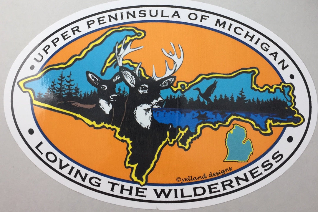 Decal - Loving the Wilderness - By Artist Elizabeth Yelland - Be Inspired UP