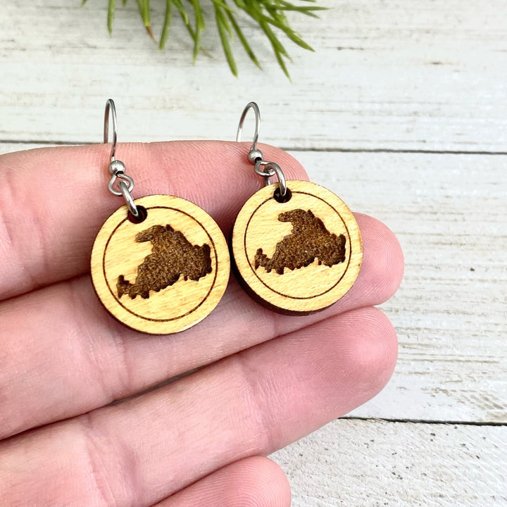 Drummond Island Wooden Earrings - Custom - Be Inspired UP