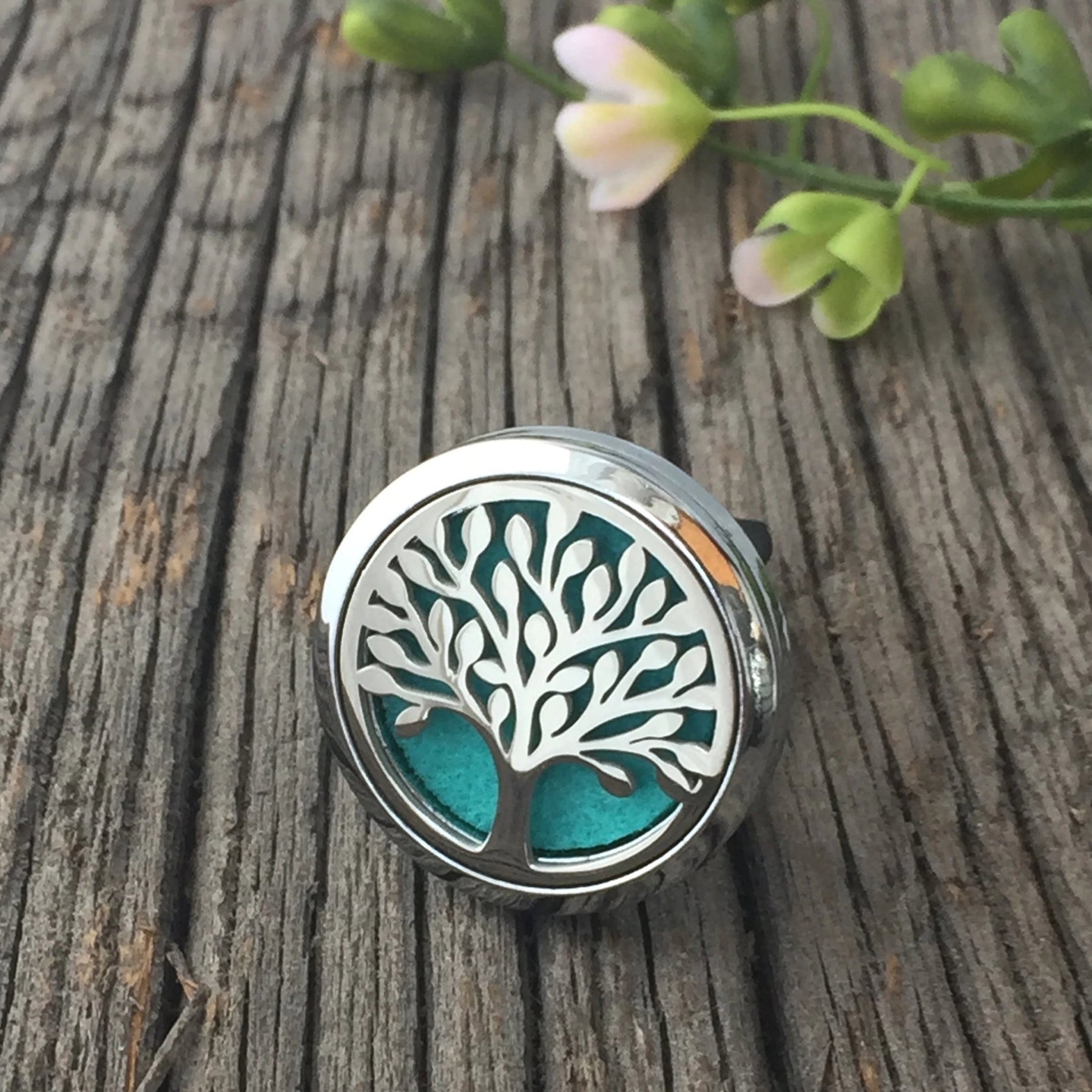 Tree Of Life Essential Oil, Perfume Diffuser Pendant, Stainless
