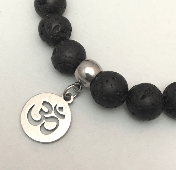 Essential Oil Chakra Bracelet w/charm - Be Inspired UP
