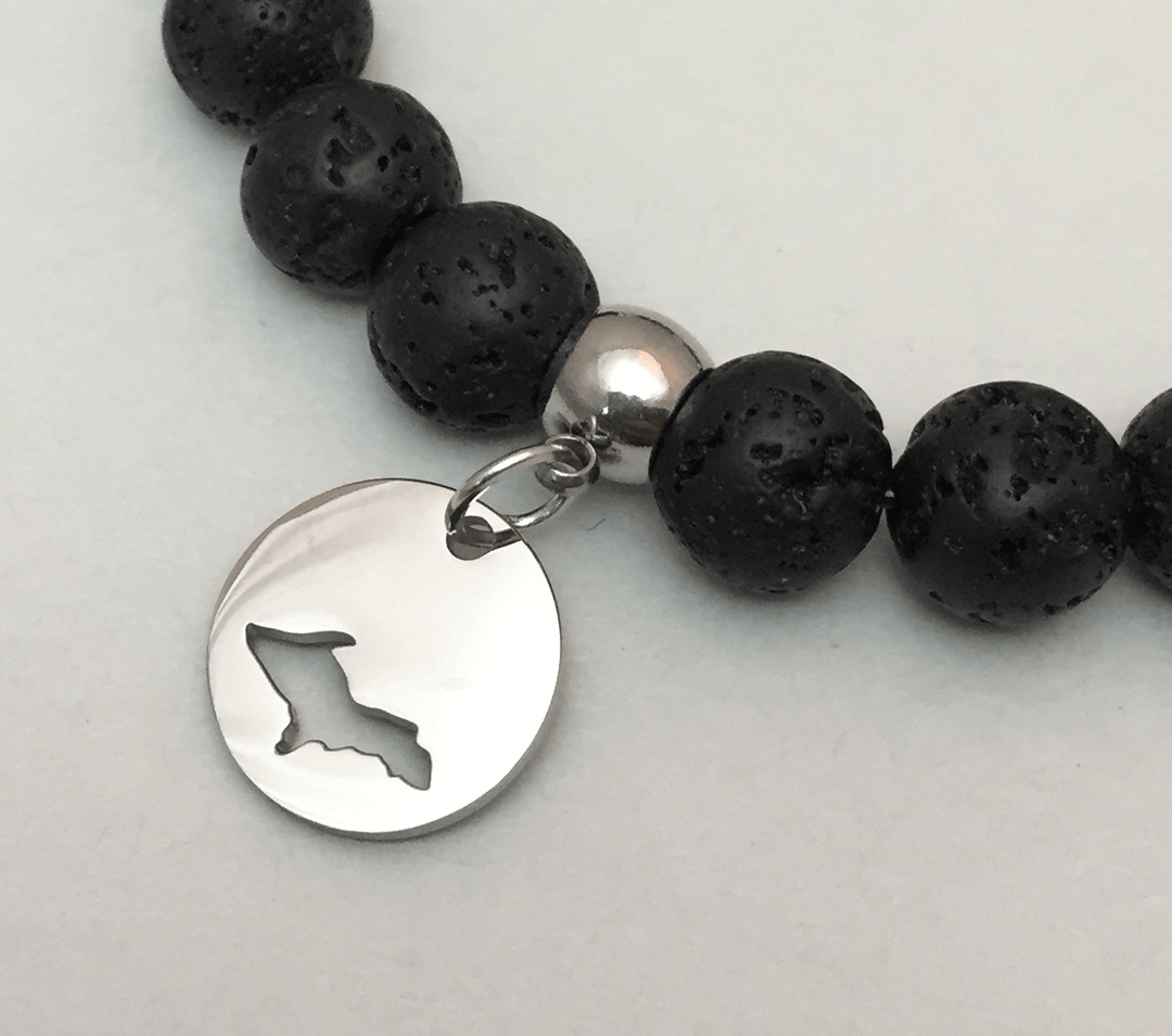 Essential Oil Chakra Bracelet w/charm - Be Inspired UP