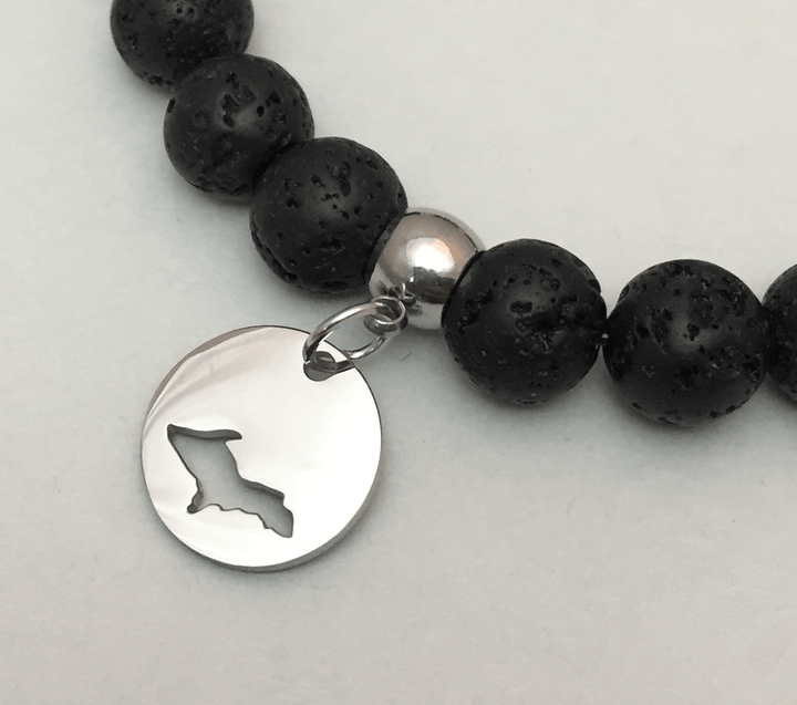 Essential Oil Chakra Bracelet w/charm - Be Inspired UP