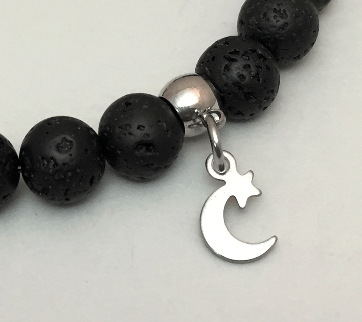Essential Oil Chakra Bracelet w/charm - Be Inspired UP