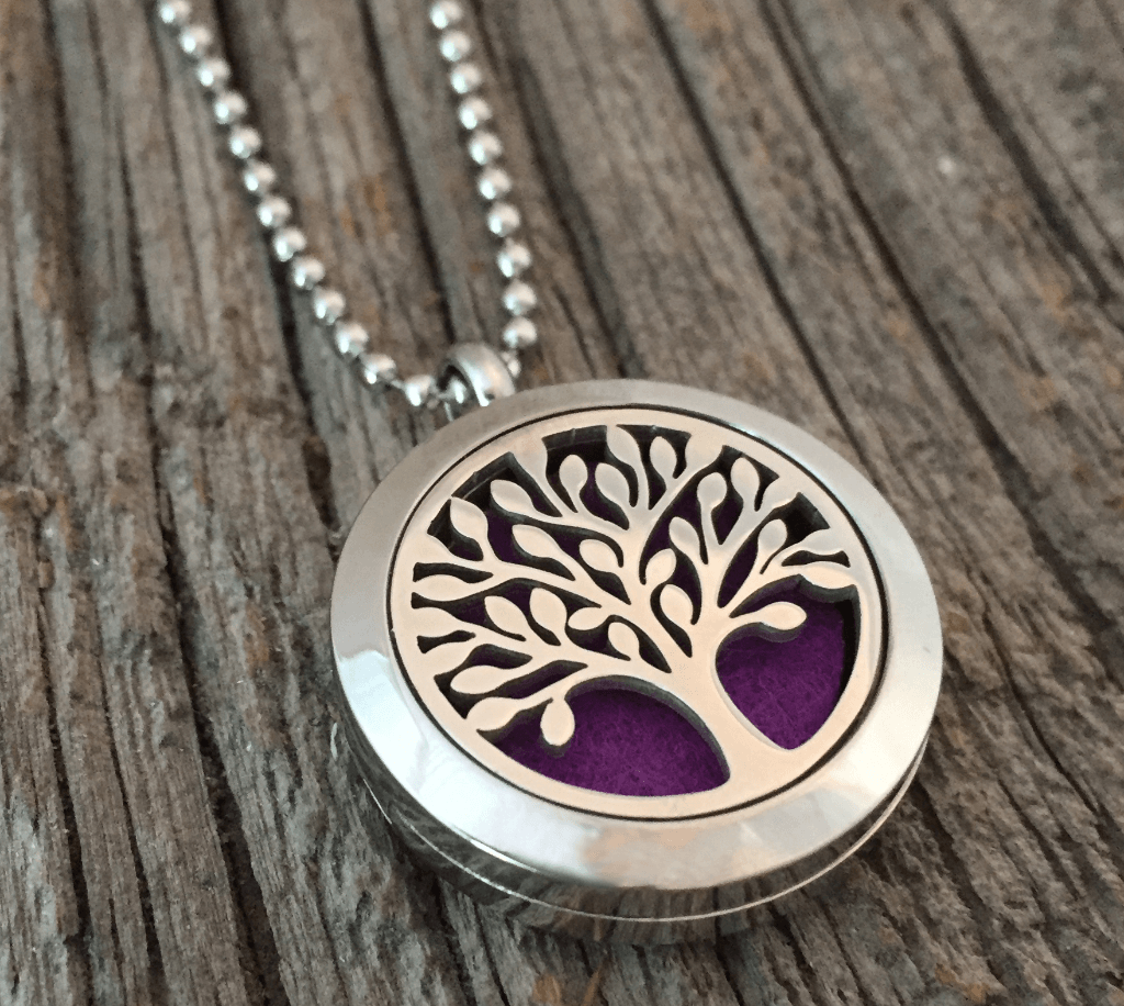 essential oil diffuser necklace aromatherapy essential oil diffuser necklace  locket pendant jewelry with Stainless Steel 24