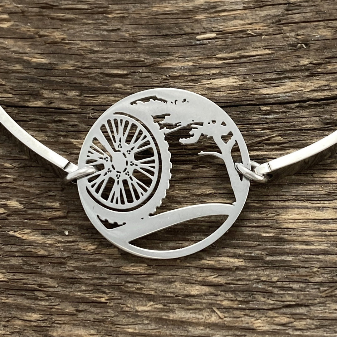 Fat Tire Bike Large Charm Bracelet - Be Inspired UP