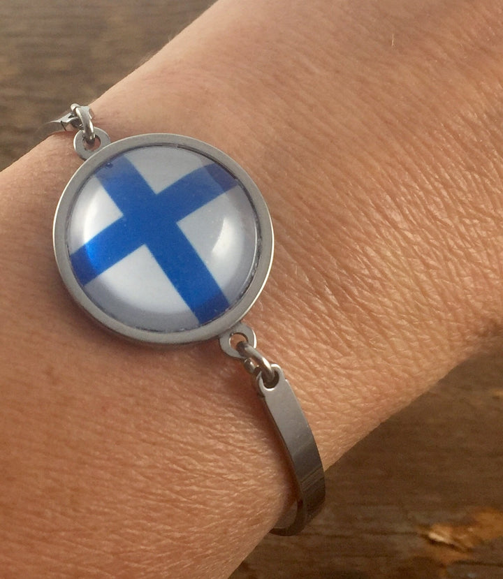 Finnish Flag "Sisu" Bracelet - Be Inspired UP